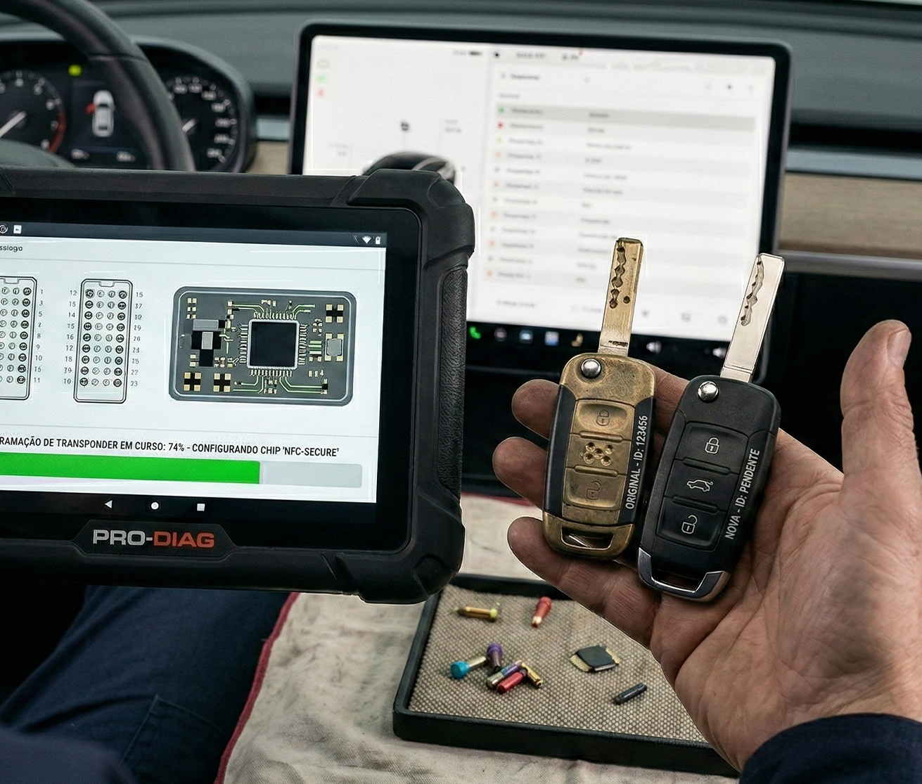 Duplicação de chaves auto